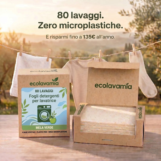 Ecolavamia™ | Fogli Detergenti per Lavatrice